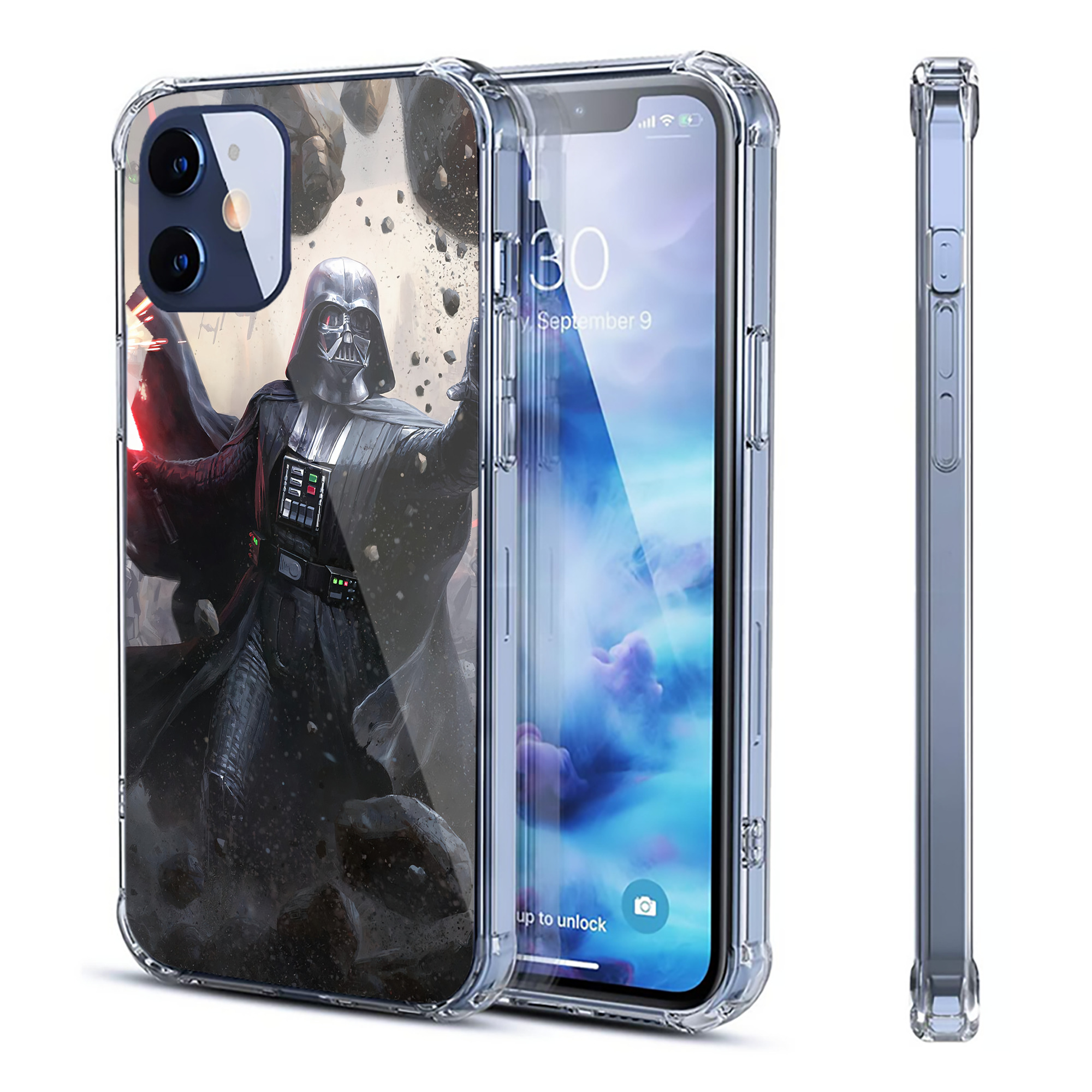 （画像用） スター・ウォーズ Star Wars 【iPhone 12シリーズ対応】透明スマホケース（クリアソフトケース）